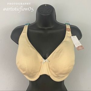 NEW! Cacique Cotton Unlined Full Coverage Bra 44D